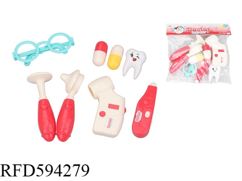 CANDY-COLORED MEDICAL EQUIPMENT TOYS