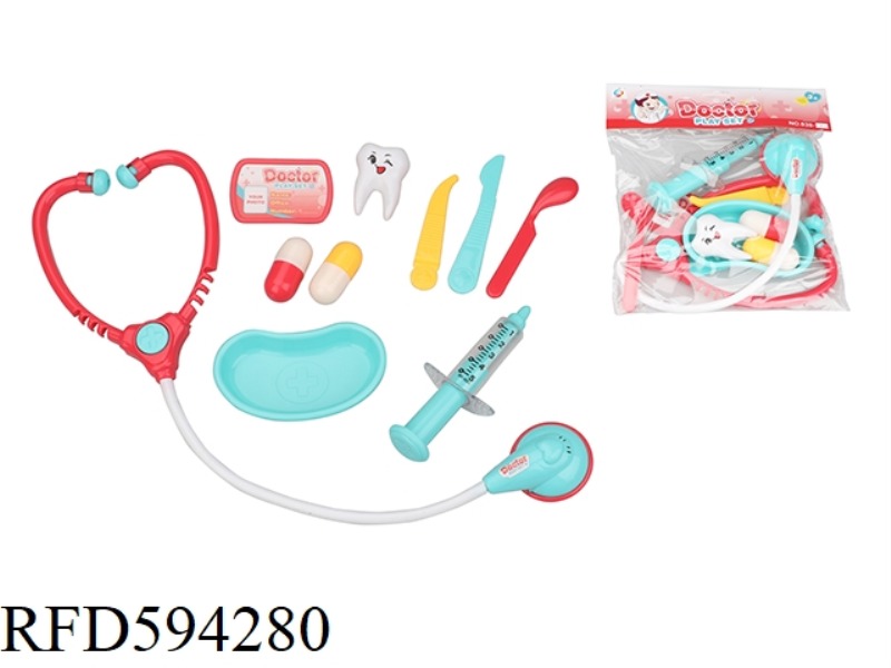 CANDY-COLORED MEDICAL EQUIPMENT TOYS