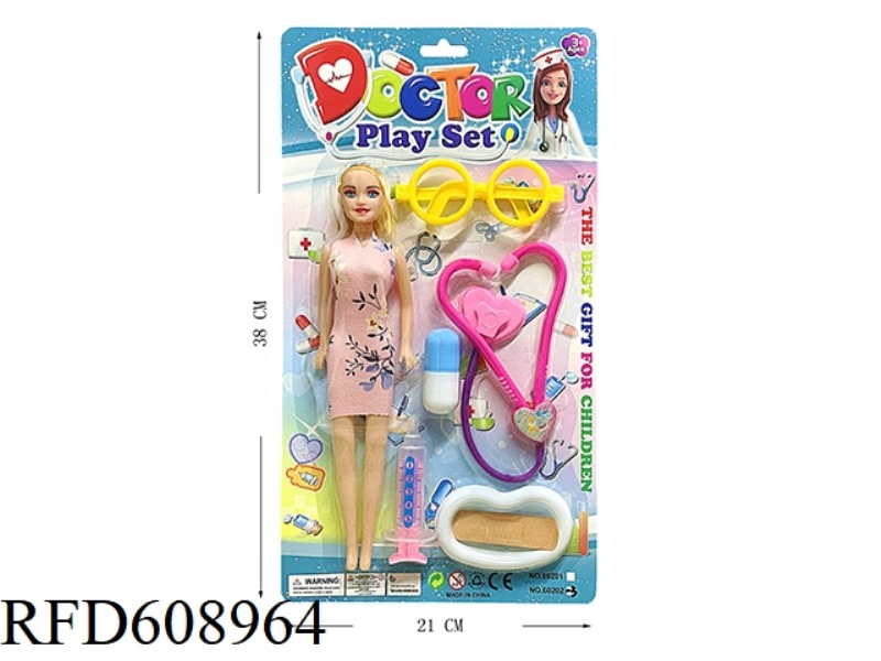 BARBIE WITH MEDICAL EQUIPMENT