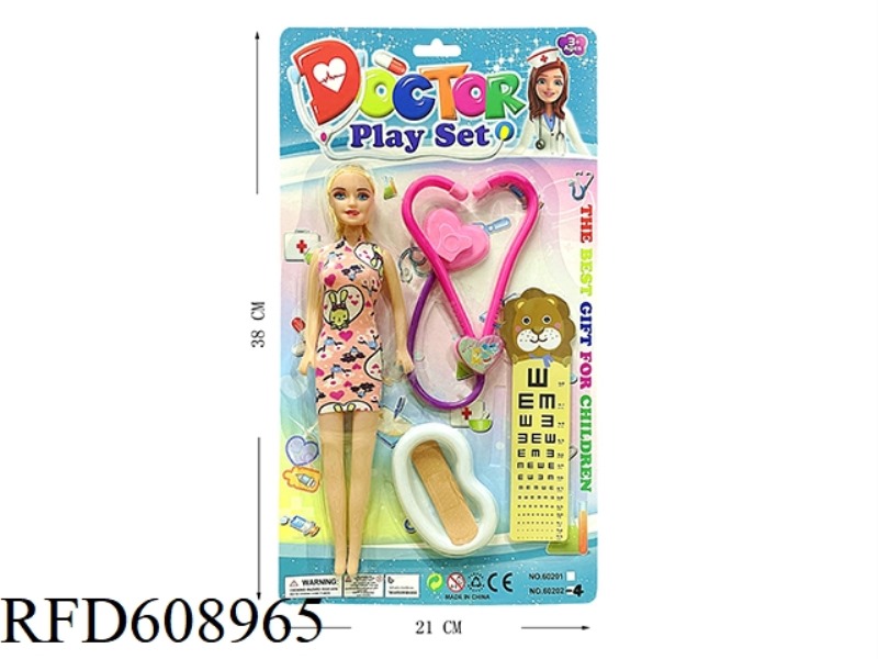 BARBIE WITH MEDICAL EQUIPMENT