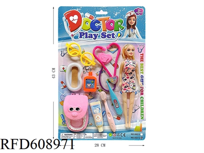 BARBIE WITH MEDICAL EQUIPMENT