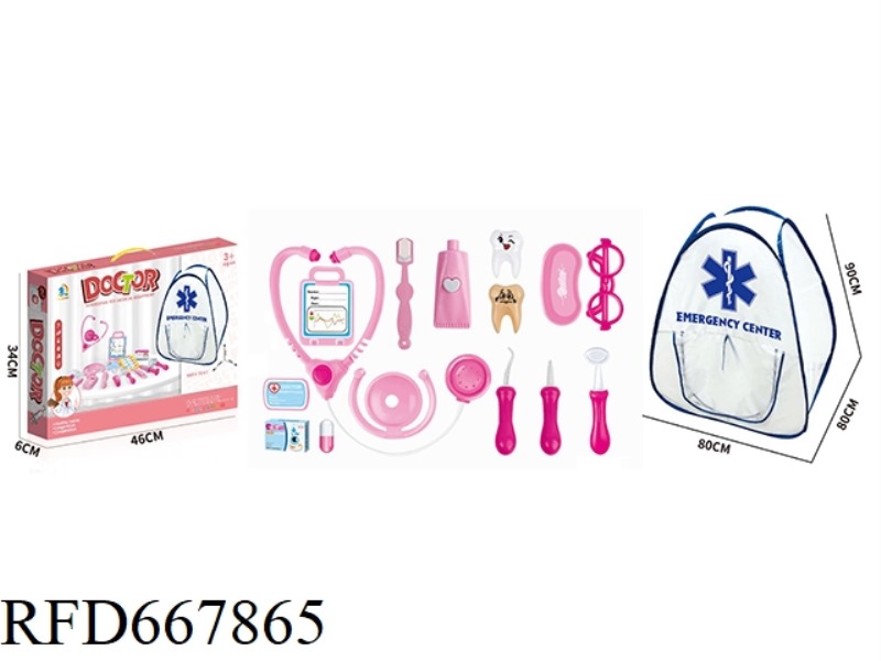 TENT FOR GIRLS' EMERGENCY ROOM (16PCS)