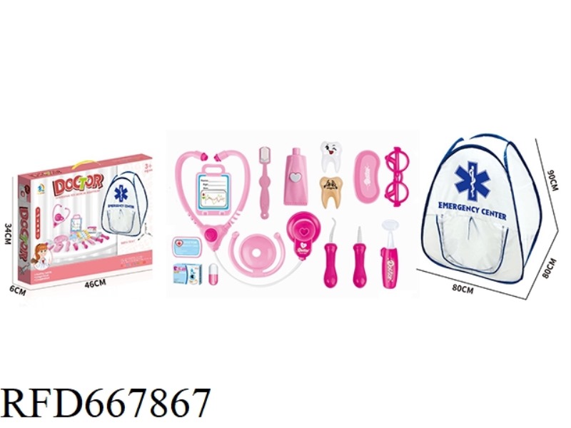 TENT FOR GIRLS' EMERGENCY ROOM (16PCS)