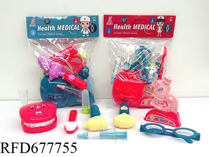 SYRINGE SET WITH TOOTHBRUSHES