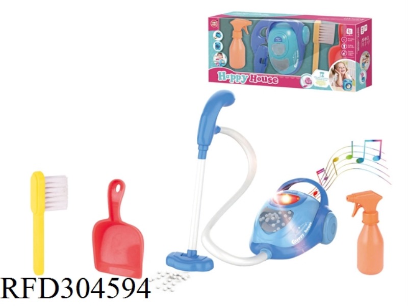 B/O DUST COLLECTOR SET WITH LIGHT AND MUSIC