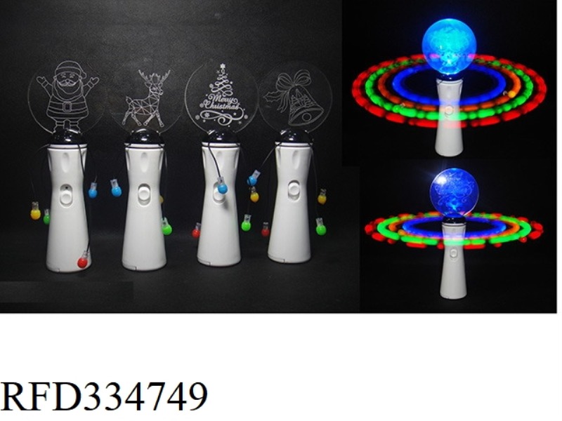 ACRYLIC 3D STEREOGRAM 7 LAMP SWINGING STICK WITHOUT MUSIC