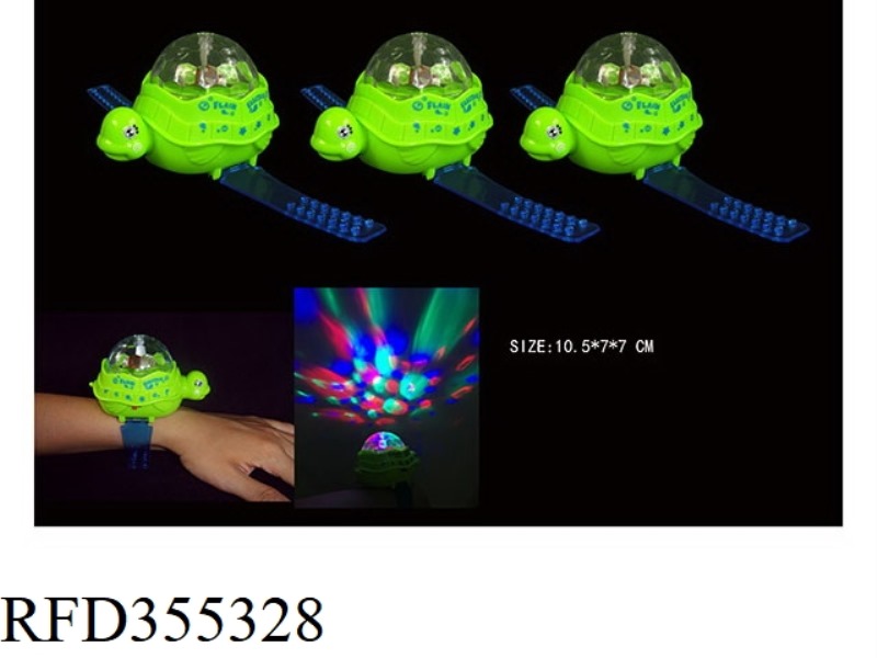 LITTLE TURTLE WATCHES WITH ROTATING STARS