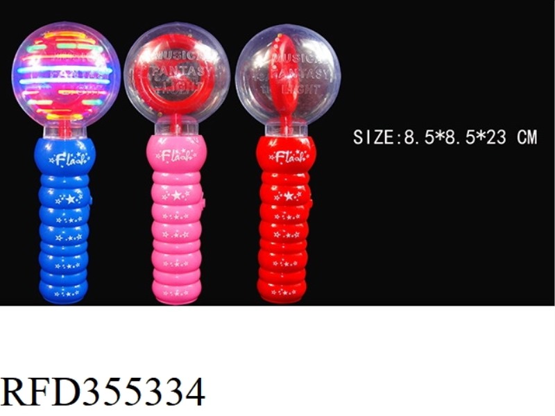 LIGHT SOLID COLOR MUSIC TURNS THE BALL