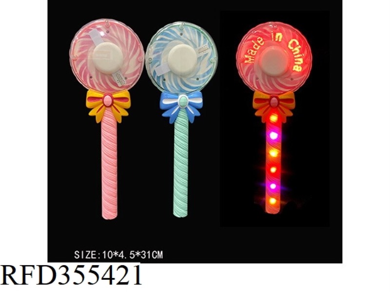 SOLID COLOR HANDLE LOLLIPOP 13 LAMP FLASH TO STICK CAN BE CUSTOMIZED LOGO NO MUSIC