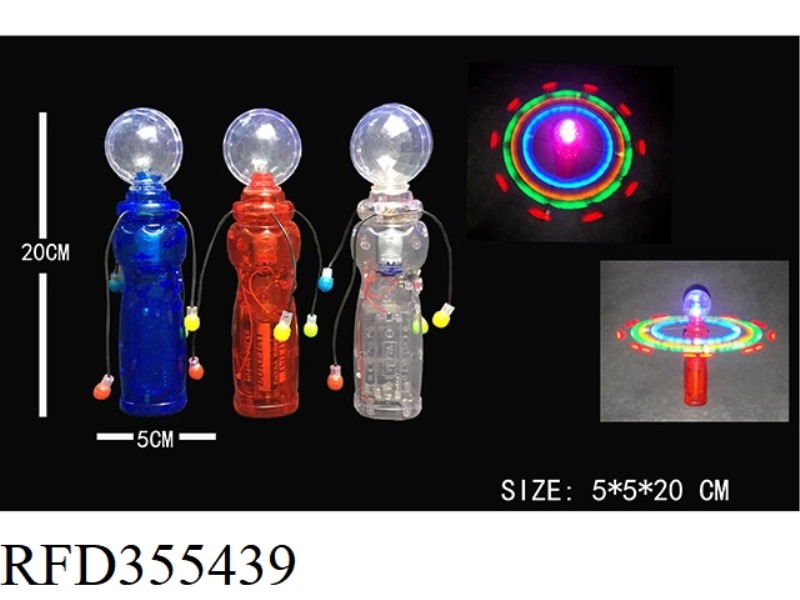 ALL TRANSPARENT 5 LIGHT ROTATING SWING BAR (NO MUSIC)