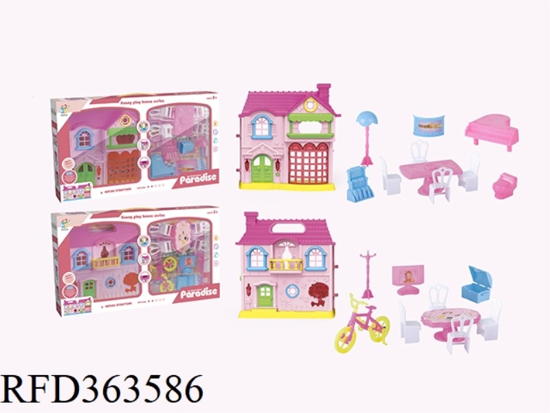 2 VILLAS WITH FURNITURE SETS
