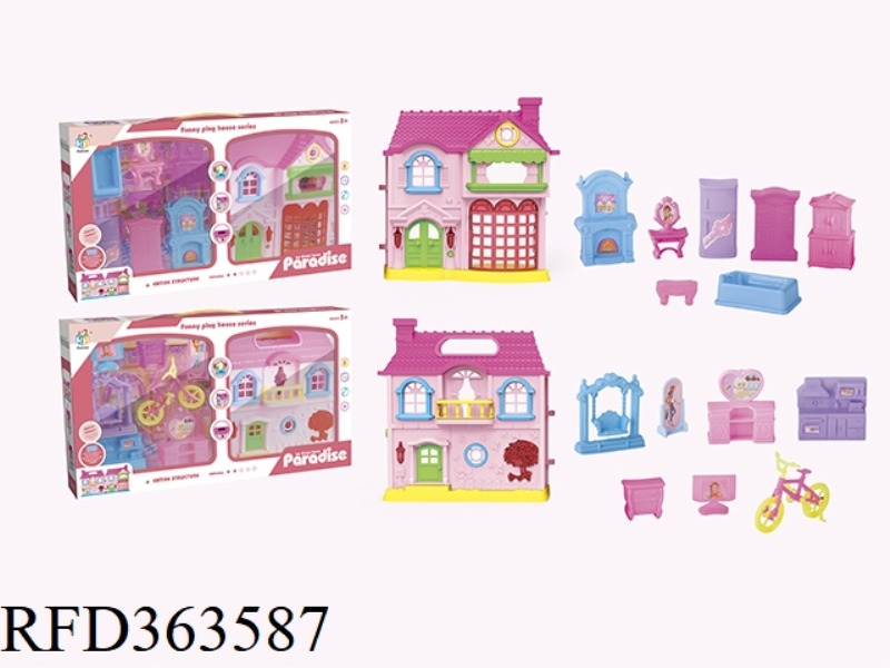2 VILLAS WITH FURNITURE SETS