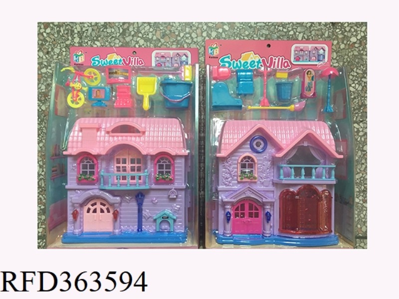 2 VILLAS WITH FURNITURE SETS