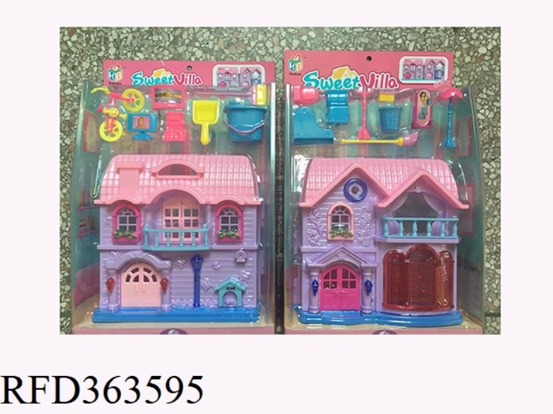 2 LIGHTING VILLAS WITH FURNITURE SETS