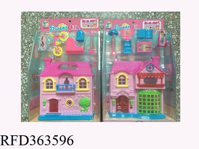 2 VILLAS WITH FURNITURE SETS