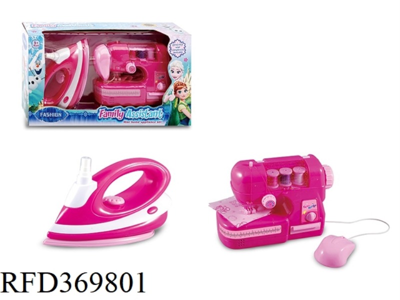 ELECTRIC IRON SEWING MACHINE SET