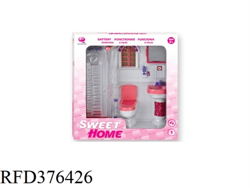 NEW PINK BATHROOM
