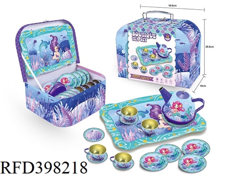 MERMAID PRINT TEA SET