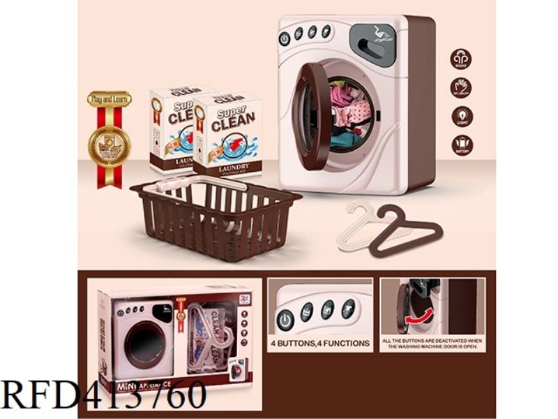 ELECTRIC WASHING MACHINE + BASKET COMBINATION