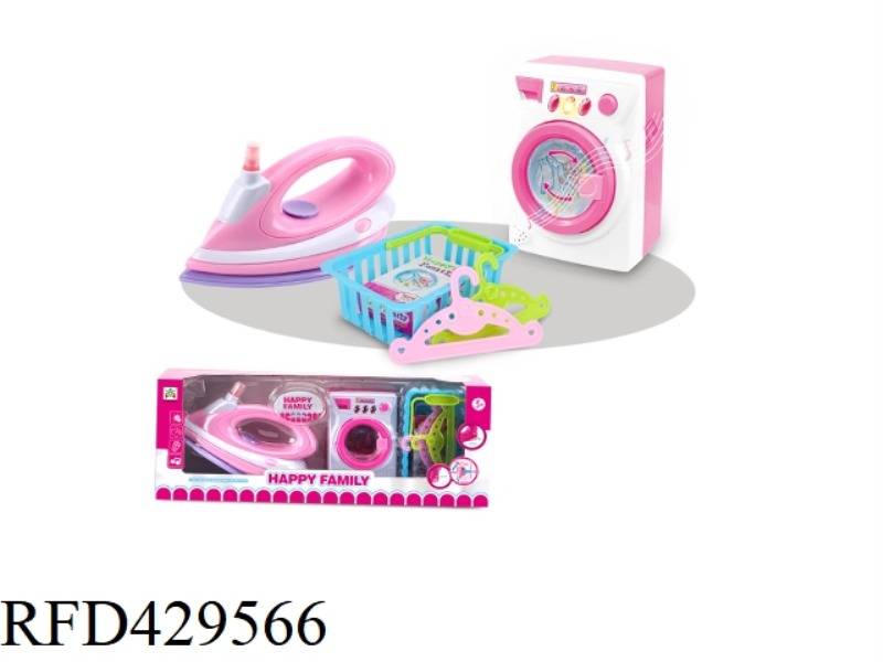 ELECTRIC IRON WASHING MACHINE COMBINATION