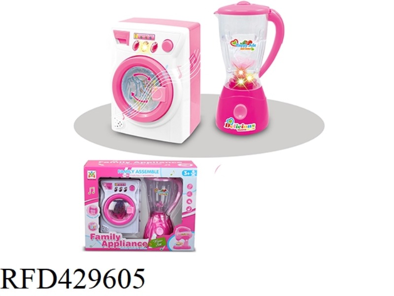 ELECTRIC WASHING MACHINE, JUICE MACHINE COMBINATION