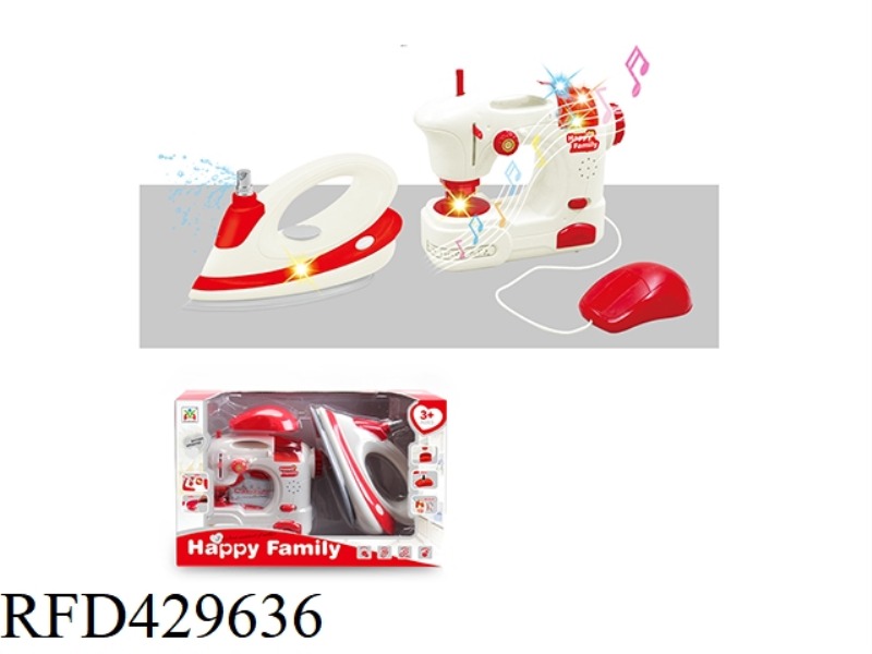 ELECTRIC SEWING MACHINE, IRON COMBINATION