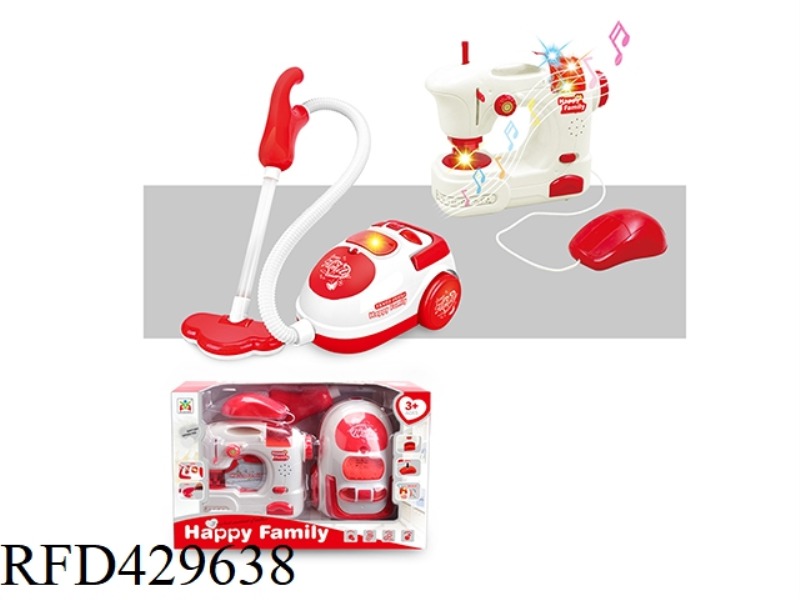 ELECTRIC SEWING MACHINE VACUUMING COMBINATION