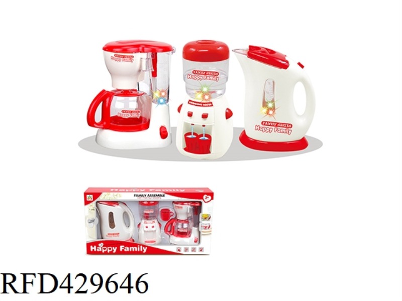 ELECTRIC KETTLE, WATER DISPENSER, COFFEE MACHINE SET