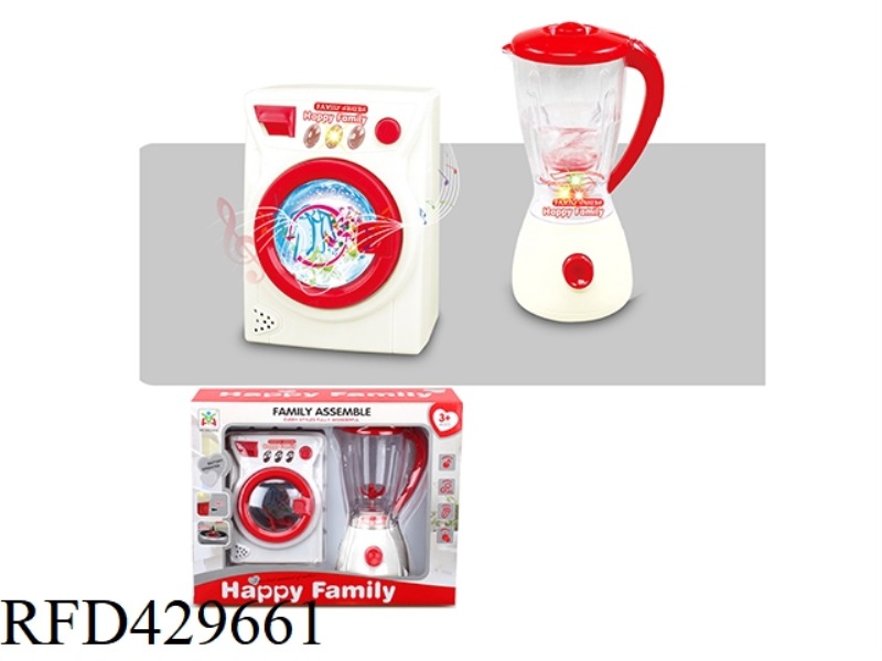 ELECTRIC WASHING MACHINE, JUICE MACHINE COMBINATION