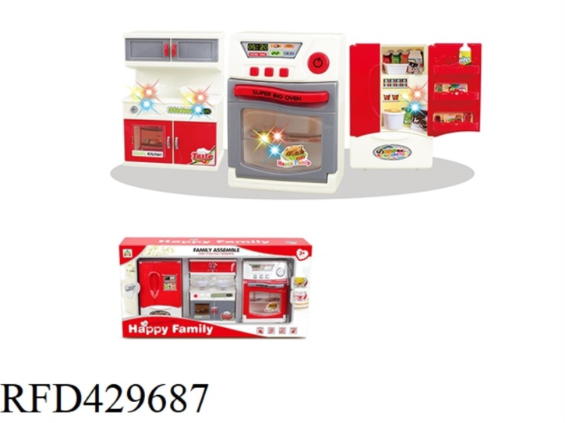 ELECTRIC REFRIGERATOR, KITCHENWARE, OVEN