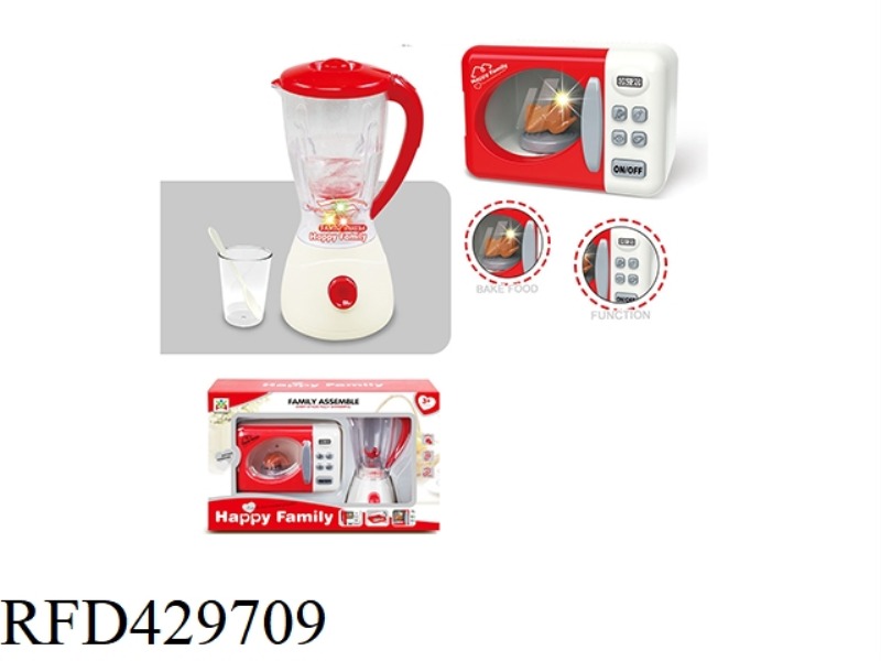 ELECTRIC MICROWAVE OVEN AND JUICE MACHINE COMBINATION