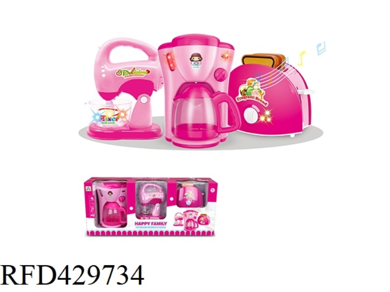 ELECTRIC COFFEE MAKER, BLENDER, BREAD MAKER COMBINATION