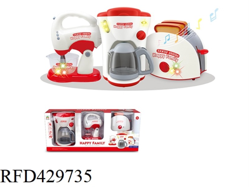 ELECTRIC COFFEE MAKER, BLENDER, BREAD MAKER COMBINATION