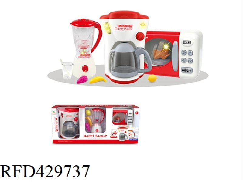 ELECTRIC COFFEE MACHINE, JUICER, MICROWAVE COMBINATION