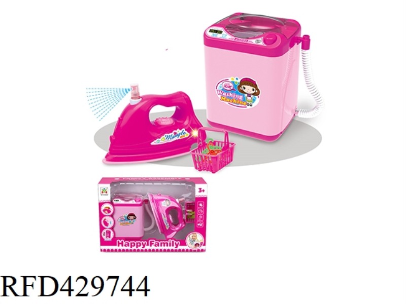 ELECTRIC VERTICAL WASHING MACHINE, IRON COMBINATION