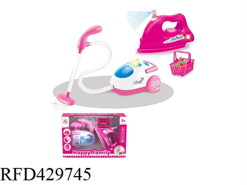 ELECTRIC VACUUM CLEANER AND IRON COMBINATION
