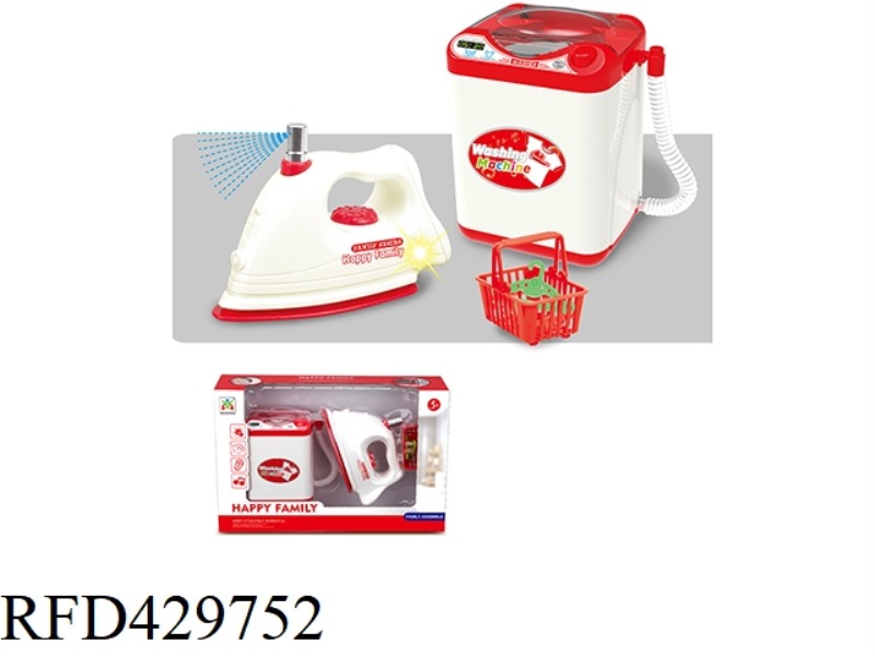 ELECTRIC VERTICAL WASHING MACHINE, IRON COMBINATION