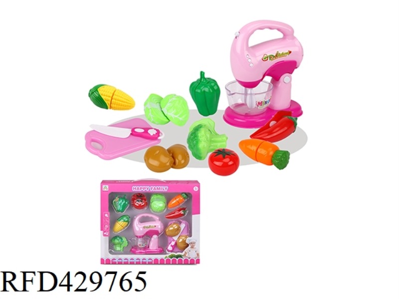 ELECTRIC BLENDER, CHECHELE FRUIT PLAY SET