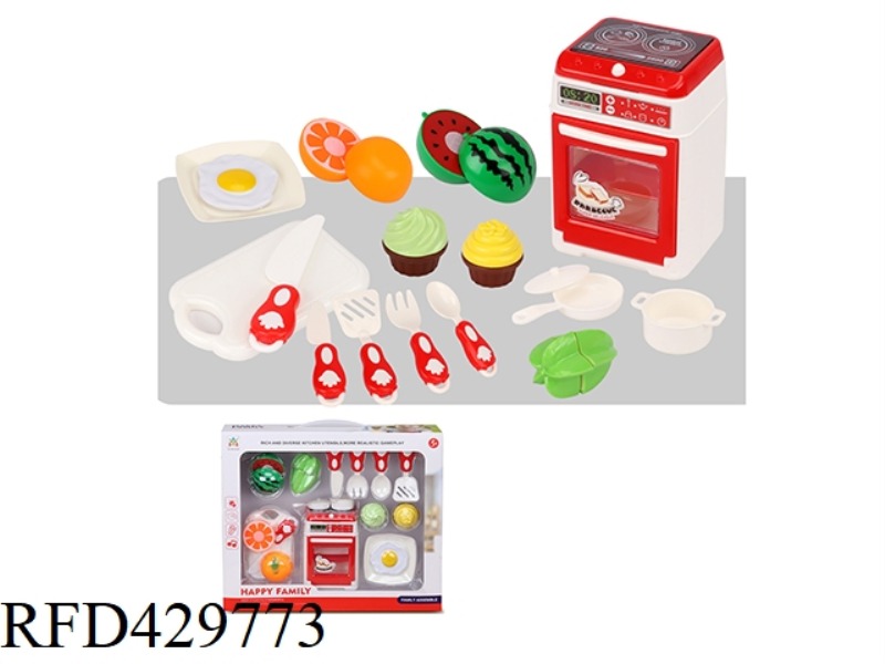 MULTIFUNCTIONAL OVEN, CHECHELE FRUIT PLAY HOUSE SET