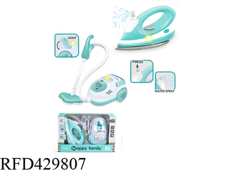 ELECTRIC IRON VACUUM CLEANER COMBINATION
