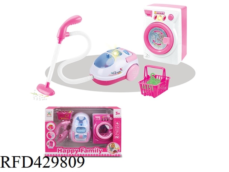 ELECTRIC WASHING MACHINE, VACUUM CLEANER SET
