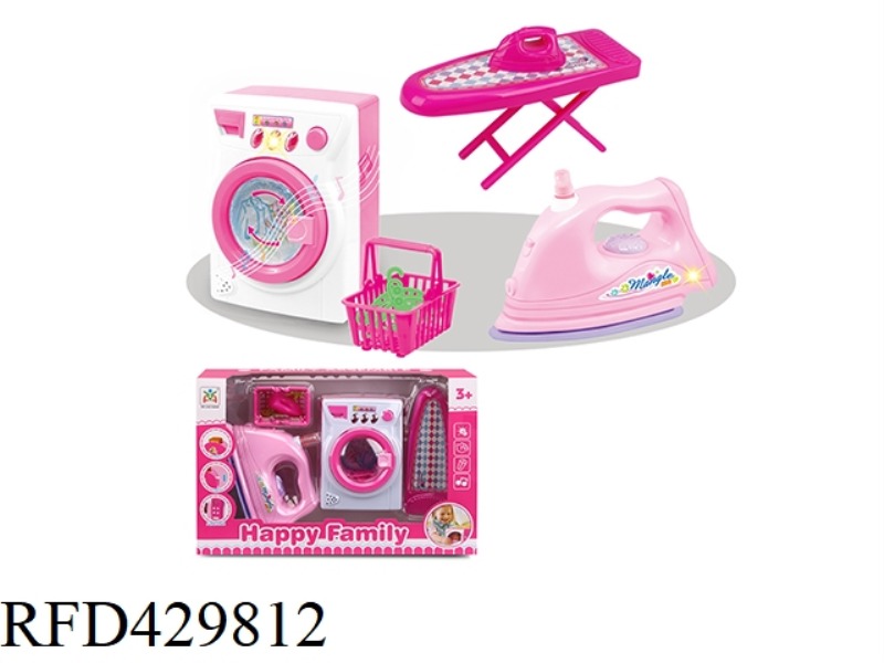 ELECTRIC WASHING MACHINE, IRON COMBINATION