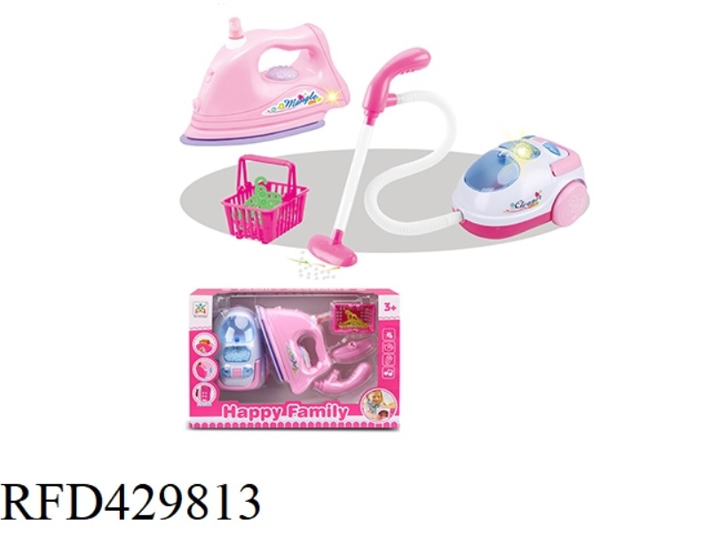 ELECTRIC VACUUM CLEANER AND IRON COMBINATION