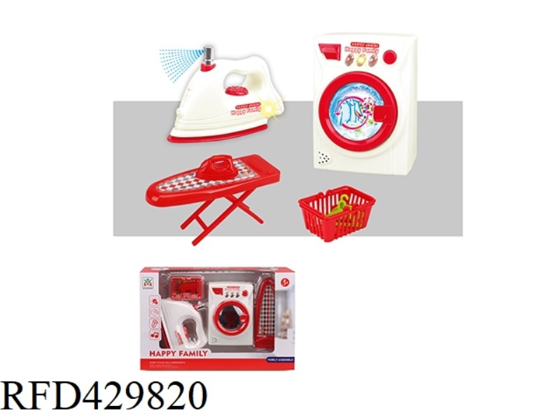 ELECTRIC WASHING MACHINE, IRON COMBINATION