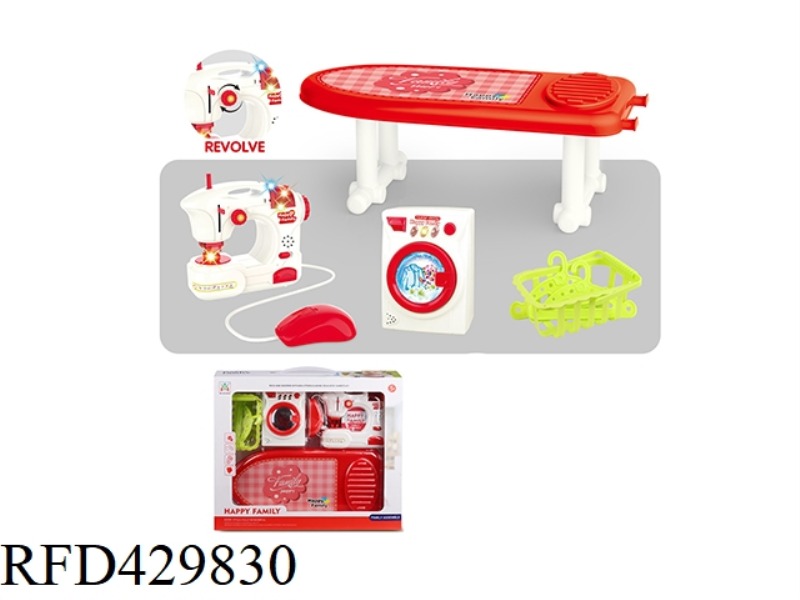 ELECTRIC SEWING MACHINE, WASHING MACHINE SET