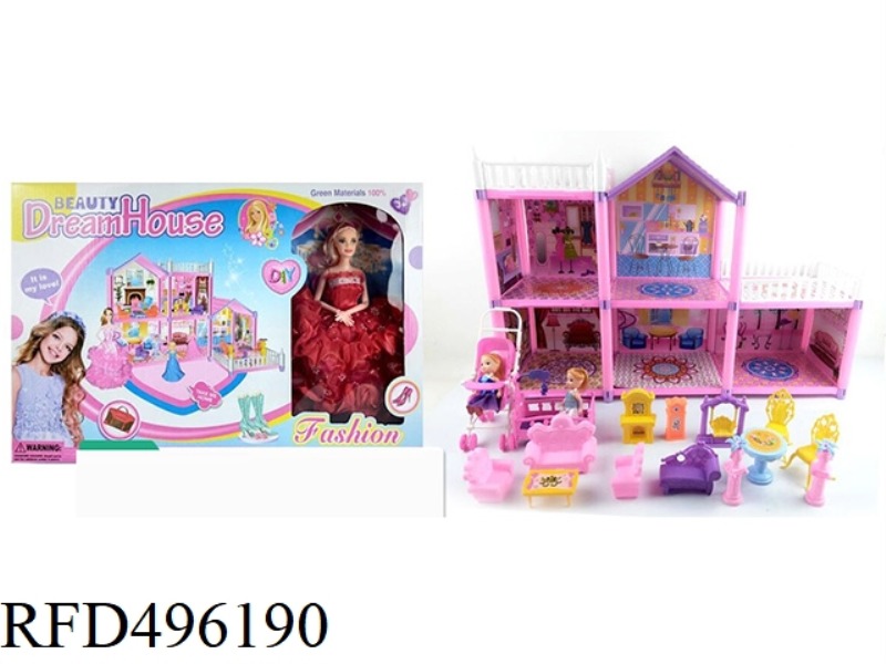 DIY VILLA WITH BARBIE