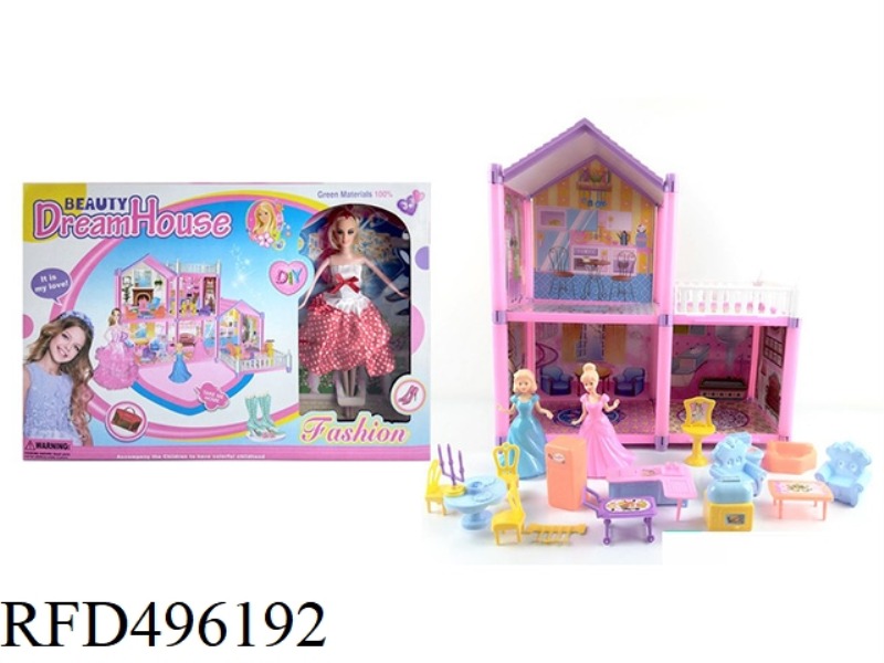 DIY VILLA WITH BARBIE