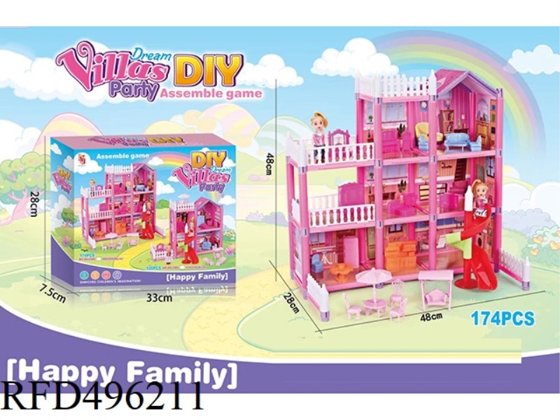 DIY VILLA PARK WITH 8 SLIDES