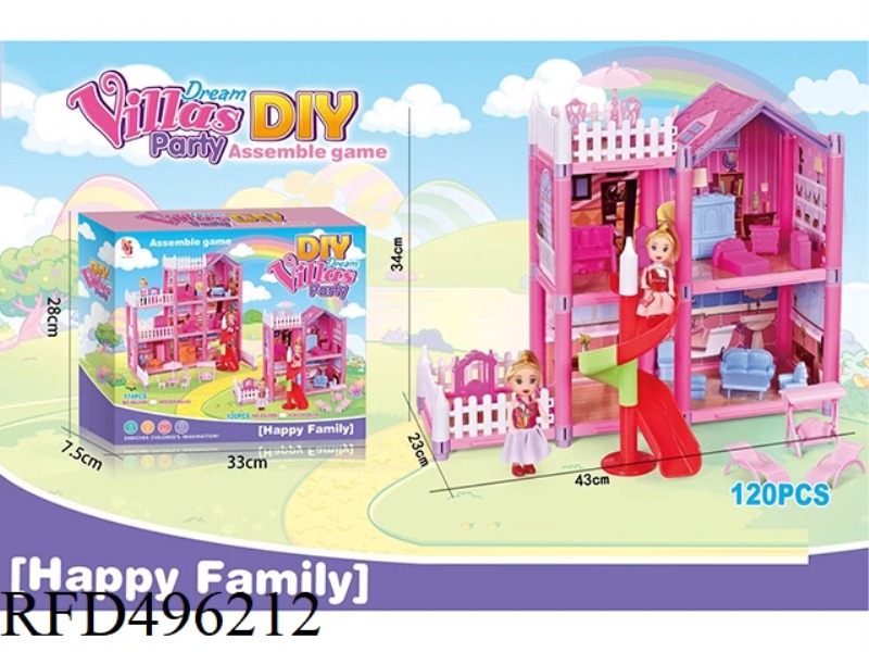 DIY VILLA PARK WITH 4 SLIDES