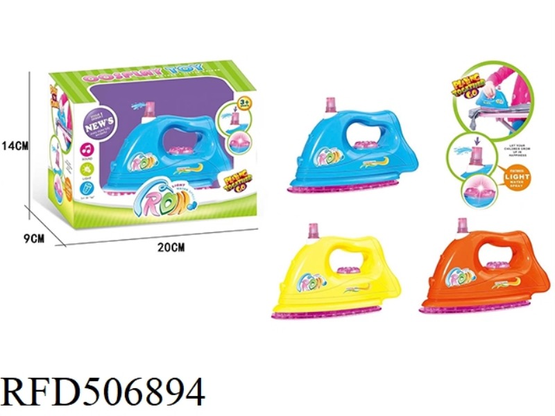 SMALL APPLIANCES SPRAY SOUND AND LIGHT SIMULATION IRON IRON